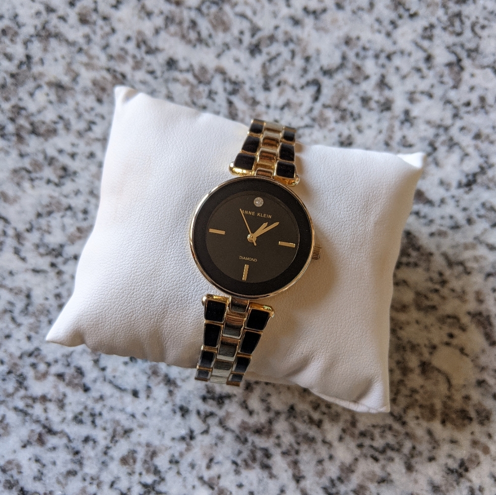 ANNE KLEIN "diamond" watch